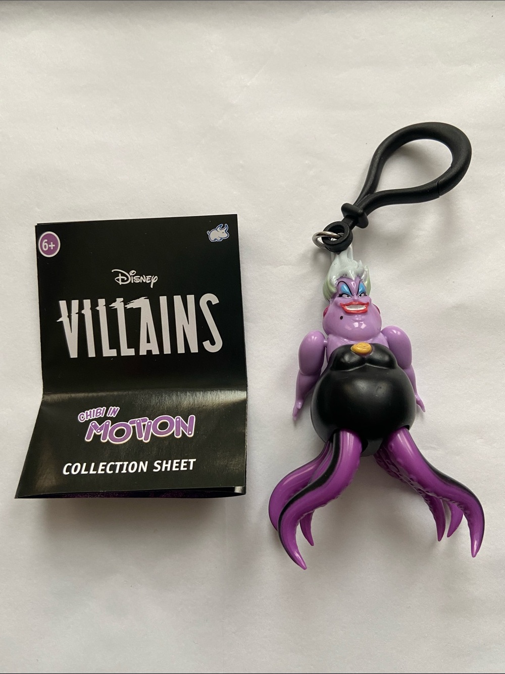 Disney Villains Ursula  Bag Clip Chibi in Motion